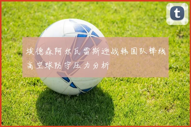 埃德森阿尔瓦雷斯迎战韩国队锋线高空球防守压力分析 - MK体育